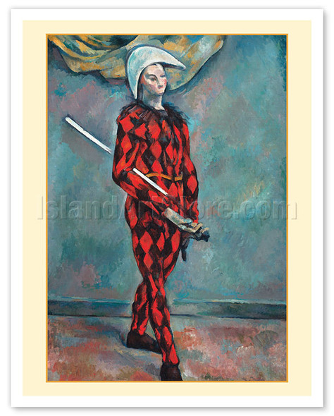 Harlequin - c. 1888 - Poster by Paul Cézanne