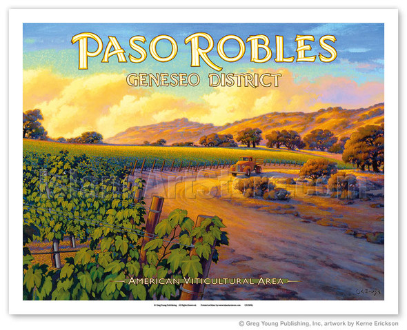 Paso Robles - Geneseo District - Poster by Kerne Erickson