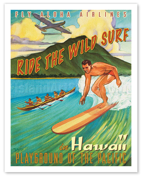 Ride the Wild Surf in Hawaii - Playground of the Pacific - Fly
