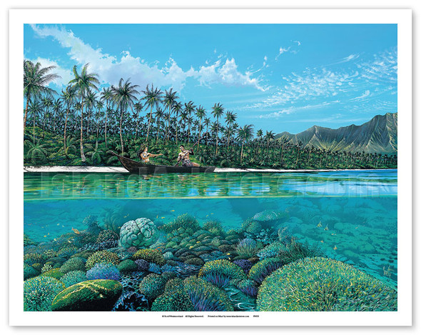 Passage - Hawaiian Paradise Kayaking - Poster by Scott Westmoreland