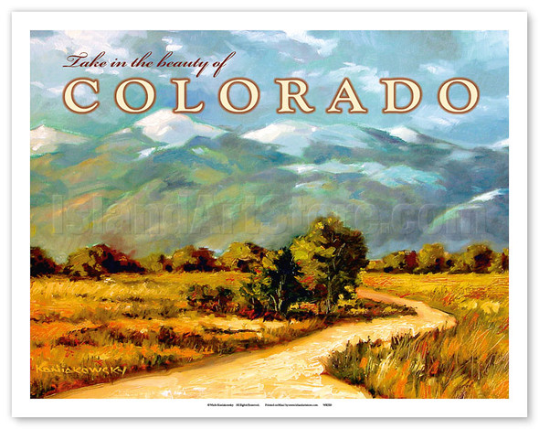Take in the Beauty of Colorado - Poster by Wade Koniakowsky