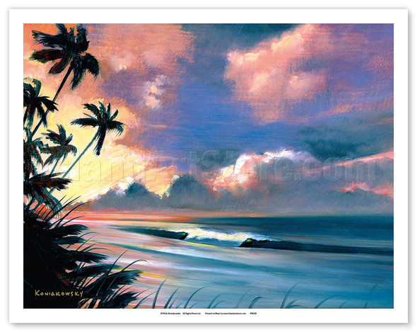 Tropical Dream - Coastal Landscape - Poster by Wade Koniakowsky