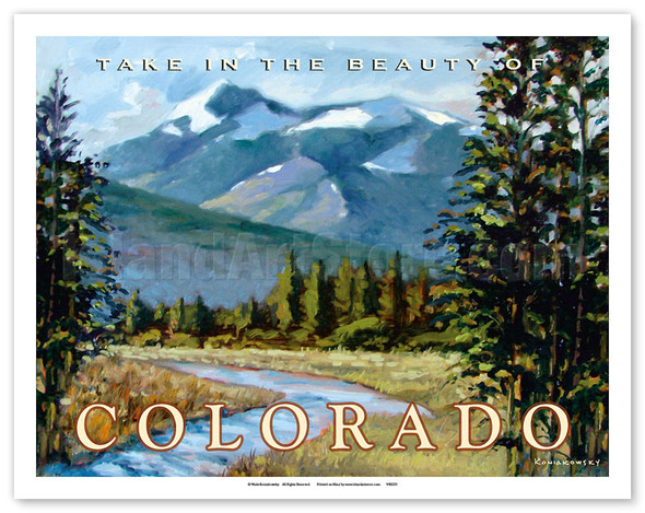 The Beauty of Colorado - Poster by Wade Koniakowsky