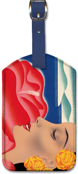 Hawaii And South Seas by Frank Macintosh - Leatherette Luggage Tag