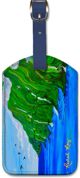 Hana by Rachael Ray - Hawaiian Leatherette Luggage Tag