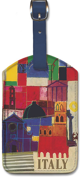 Italia (Italy) - Milano by Alerbo Moroni - Leatherette Luggage Tag