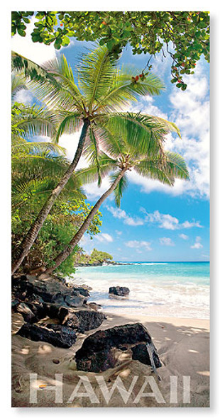 Hamoa Beach - Hawaiian Panoramic Magnet Hamoa Beach - Hawaiian Panoramic Magnet