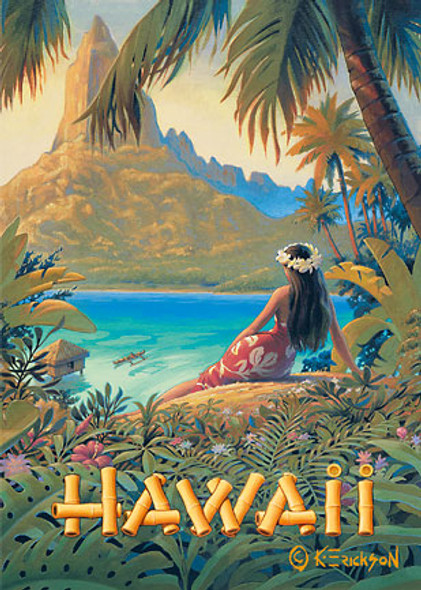 Hawaii - Island Girl - Magnet Hawaii - Island Girl - Magnet