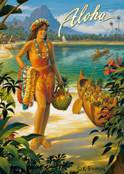 Aloha Girl - Magnet Aloha Girl - Magnet