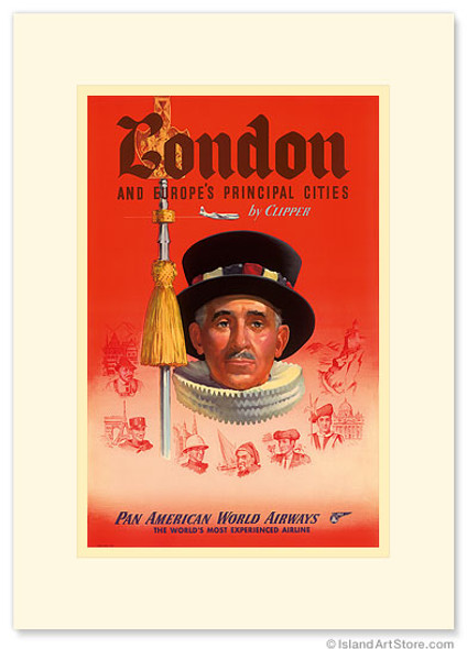 London by Clipper - Beefeater Yeomen of the Guard - Premium Vintage Collectible Greeting Card London by Clipper - Beefeater Yeomen of the Guard - Premium Vintage Collectible Greeting Card