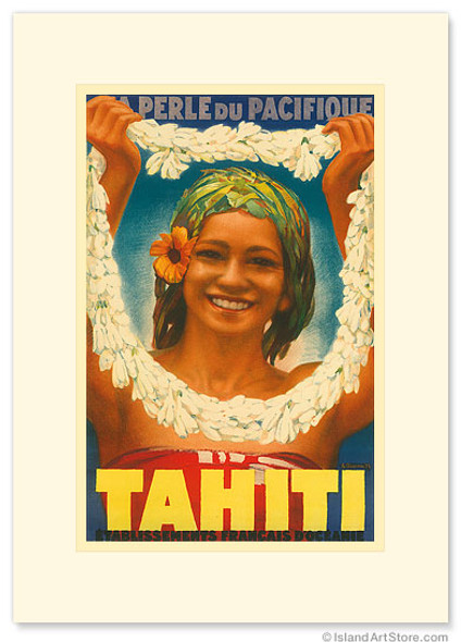 Tahiti, La Perle du Pacifique - Premium Vintage Collectible Greeting Card Tahiti, La Perle du Pacifique - Premium Vintage Collectible Greeting Card