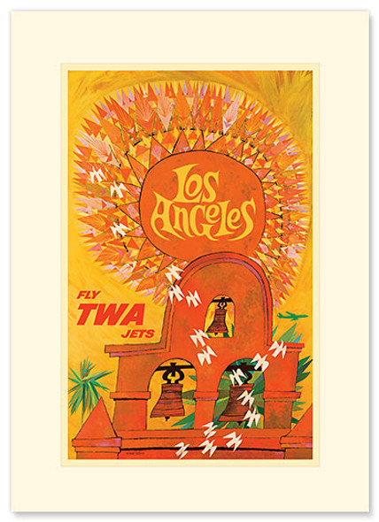Los Angeles Sun - Premium Vintage Collectible Greeting Card Los Angeles Sun - Premium Vintage Collectible Greeting Card