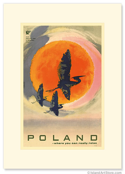 Poland: Where You Can Really Relax - Premium Vintage Collectible Greeting Card Poland: Where You Can Really Relax - Premium Vintage Collectible Greeting Card