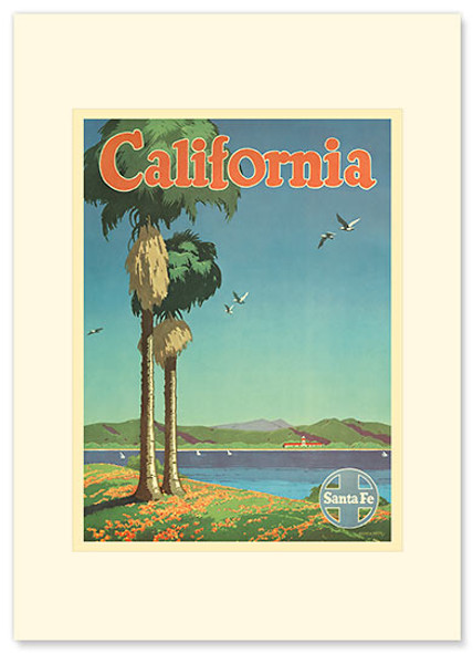 California - Santa Fe - Premium Vintage Collectible Greeting Card California - Santa Fe - Premium Vintage Collectible Greeting Card