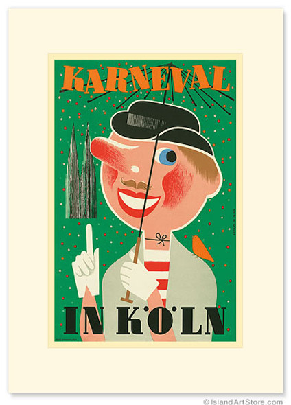 Karneval In Koln: Germany - Premium Vintage Collectible Greeting Card Karneval In Koln: Germany - Premium Vintage Collectible Greeting Card
