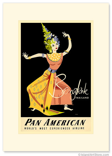 Pan Am Bangkok - Thai Dancer Thailand by Aaron Amspoker - Fine Art