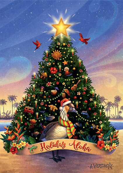 Holiday Aloha - Holiday Greeting Card Holiday Aloha - Holiday Greeting Card