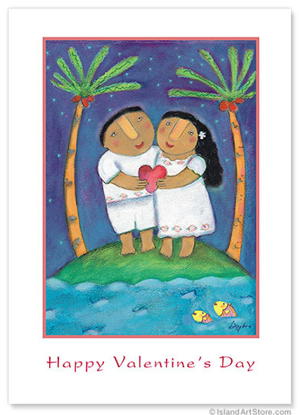 Hawaiian Love Song - Collectors Edition - Valentine's Card Hawaiian Love Song - Collectors Edition - Valentine's Card