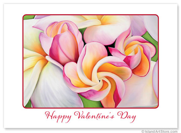 Plumeria Morning - Collectors Edition - Valentine's Card Plumeria Morning - Collectors Edition - Valentine's Card