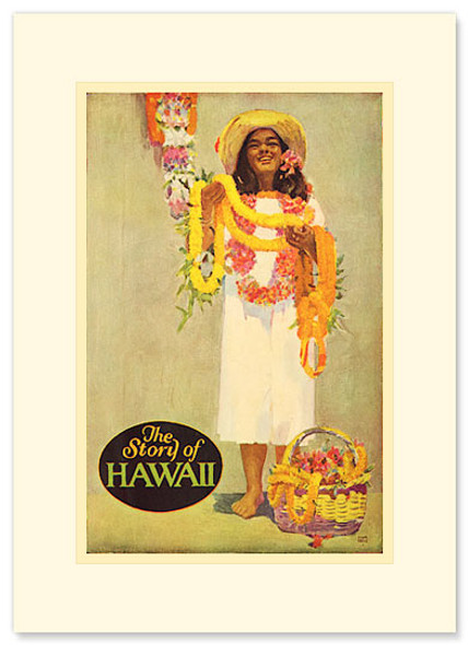 The Story of Hawaii - Lei - Premium Vintage Collectible - Congratulations Card The Story of Hawaii - Lei - Premium Vintage Collectible - Congratulations Card