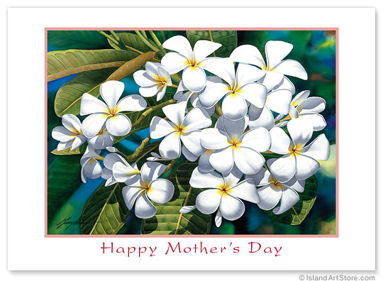 Plumeria by Garry Palm - Collectors Edition - Mother's Day Card