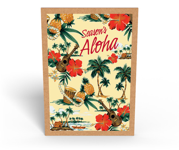 Holiday Island Scene - Holiday Box Set Greeting Card Holiday Island Scene - Holiday Box Set Greeting Card