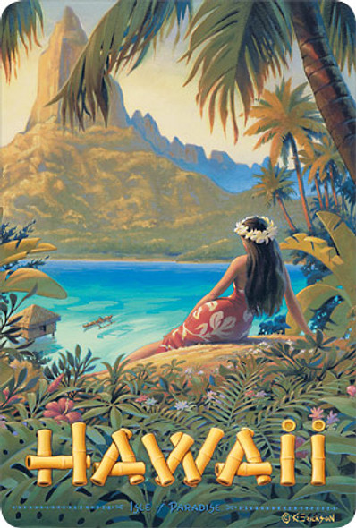 Hawaii - Isle of Paradise - Hawaiian Vintage Postcard Hawaii - Isle of Paradise - Hawaiian Vintage Postcard