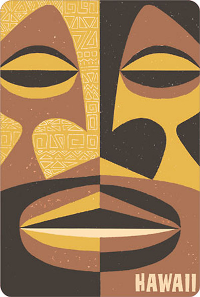 Hawaii Tiki - Hawaiian Vintage Postcard Hawaii Tiki - Hawaiian Vintage Postcard