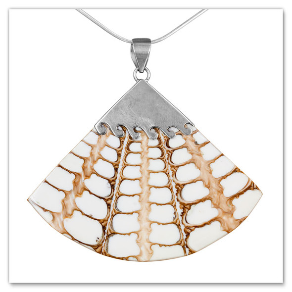 Resin Pendant White - Sterling Silver Island Jewerly Resin Pendant White - Sterling Silver Island Jewerly