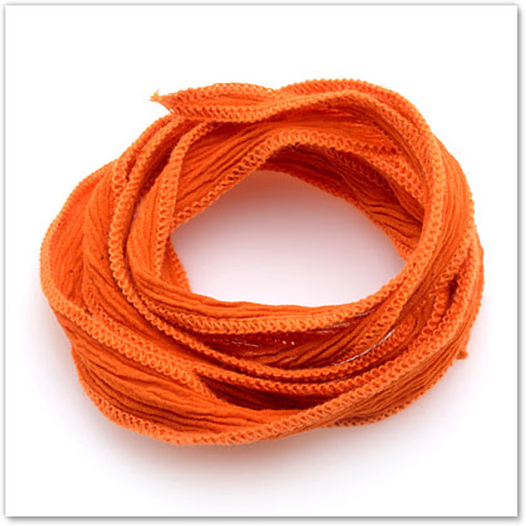 Orange - Silk Wrap - Hawaiian Charm Orange - Silk Wrap - Hawaiian Charm