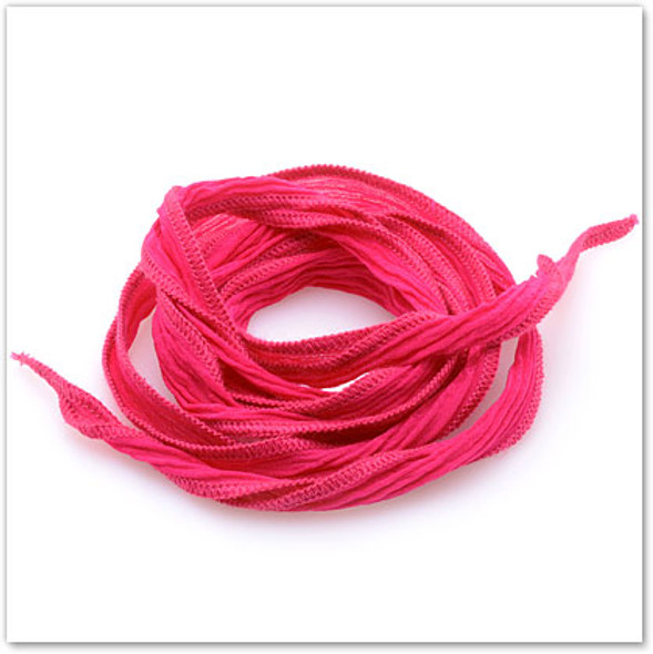 Deep Pink - Silk Wrap - Hawaiian Charm Deep Pink - Silk Wrap - Hawaiian Charm