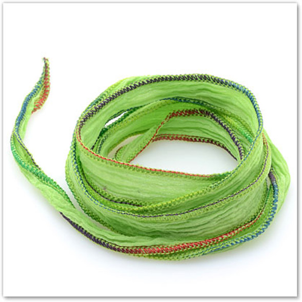 Light Green - Silk Wrap - Hawaiian Charm Light Green - Silk Wrap - Hawaiian Charm