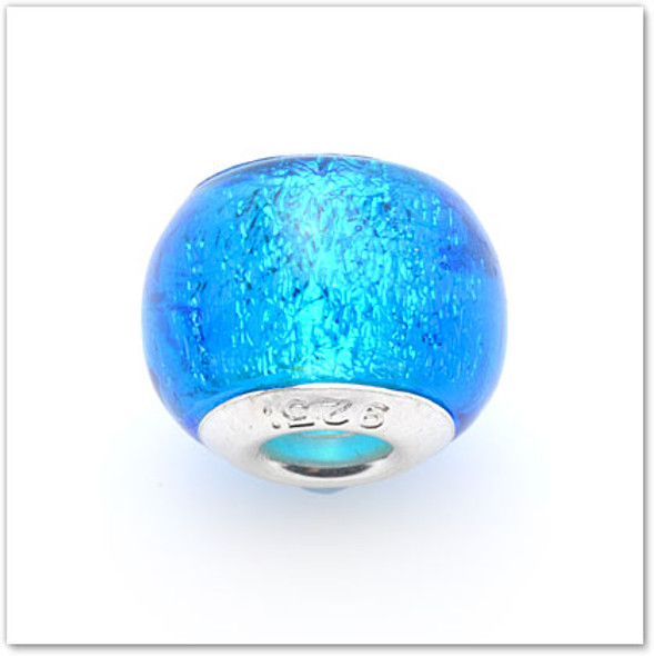 Brilliant Blue - Glass Bead - Hawaiian Charm Brilliant Blue - Glass Bead - Hawaiian Charm