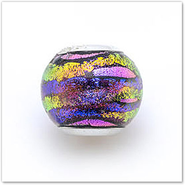 Purple Orchid - Glass Bead - Hawaiian Charm Purple Orchid - Glass Bead - Hawaiian Charm