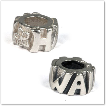 Hawaii - Silver Charm - Hawaiian Charm