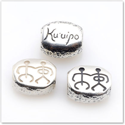 Petroglyphs Sweethearts -Kuu ipo - Silver Charm - Hawaiian Charm