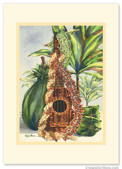 Mele Pua (Flower Song) - Premium Vintage Collectible - Get Well Card Mele Pua (Flower Song) - Premium Vintage Collectible - Get Well Card