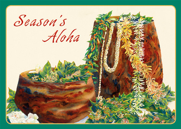 A Lei Never Forgotten - Holiday Greeting Card