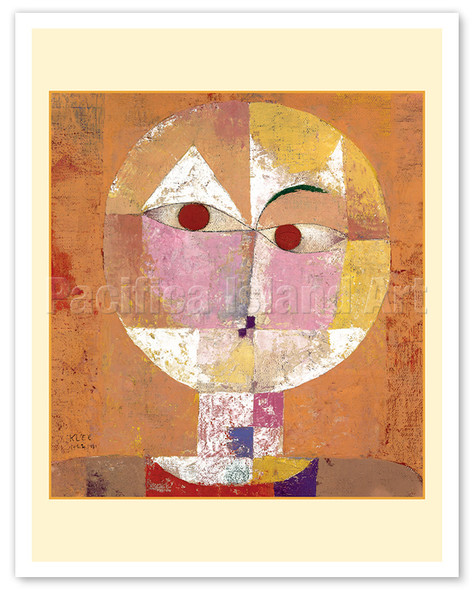 Senecio (Baldgreis) - Head of a Man Going Senile - c. 1922 - Poster by Paul Klee