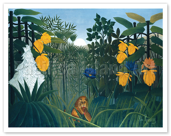 The Repast of the Lion - c. 1907 - Poster by Henri Rousseau