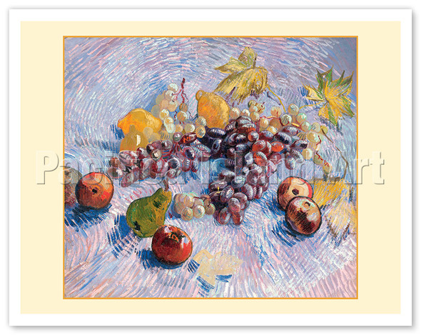 Grapes, Lemons, Pears and Apples - c. 1887 - Poster by Vincent Van Gogh