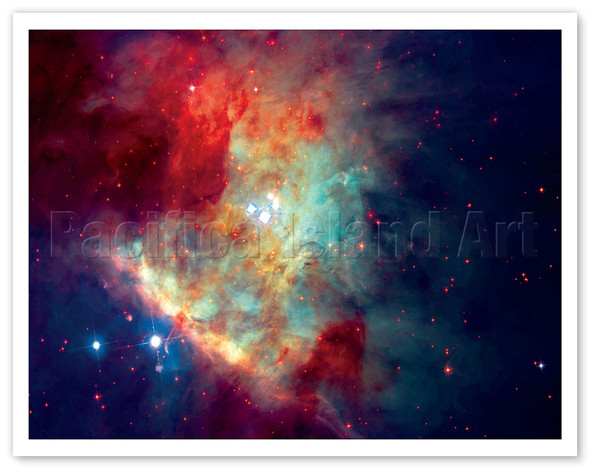 Kleinmann-Low Nebula from Hubble Space Telescope - 2017 - NASA Color Photo