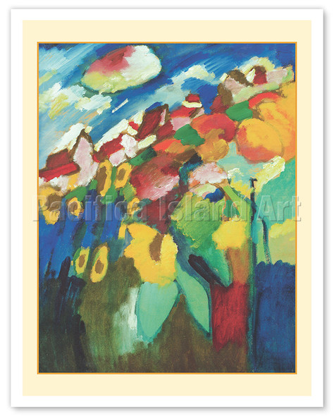 Murnau Garden (Garten) - c. 1910 - Poster by Wassily (Vasily) Kandinsky