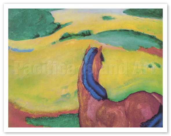 The Blue Rider (Der Blaue Reiter) - c. 1910 - Poster by Franz Marc