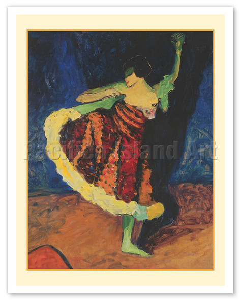 Dancer in Red - c. 1909 - Poster by Erma Bossi