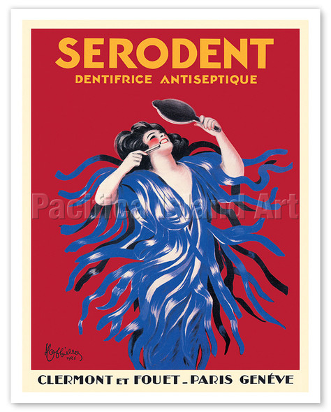 Serodent Dentifrice Antiseptique Toothpaste - c. 1928 - Poster by Leonetto Cappiello