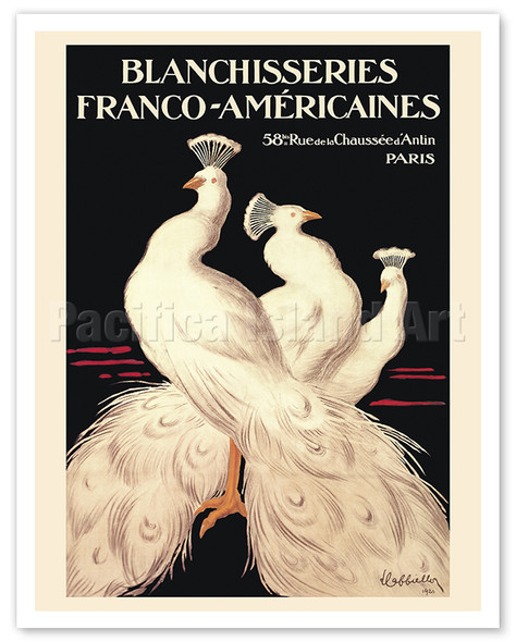 French-American Laundries (Blanchisseries Franco-Américaines) Paris France - c. 1920 - Poster by Leonetto Cappiello