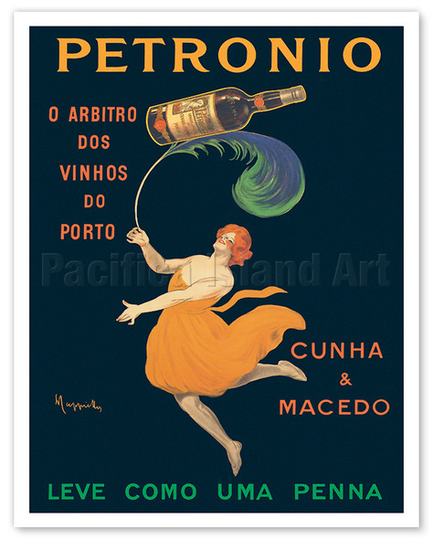 Petronio Wine - Light as a Pen (Leve Como Uma Penna) - c. 1911 - Poster by Leonetto Cappiello