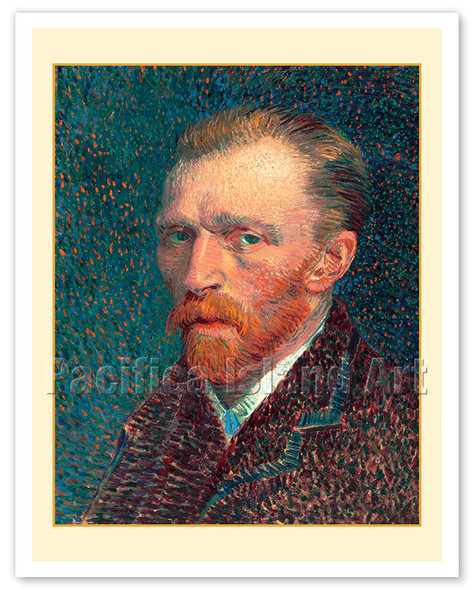 Van Gogh Self-Portrait - c. 1887 - Poster by Vincent van Gogh