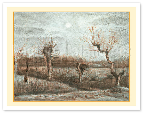 Tetards (Pollards Birch Trees) - c. 1884 - Poster by Vincent van Gogh